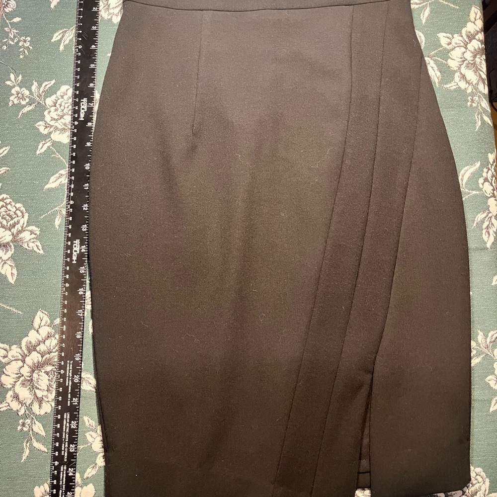 Milly Classic Black Pencil Skirt